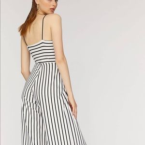 Stradivarius Strappy Striped Jumpsuit